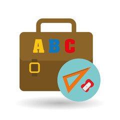 Flat illustration of Back to School design 