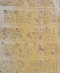 Laterite brick wall texture