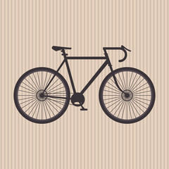 Fototapeta na wymiar Flat illustration of bike lifesyle design