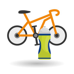 Flat illustration of healthy lifestyle design 