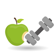 Flat illustration of healthy lifestyle design 