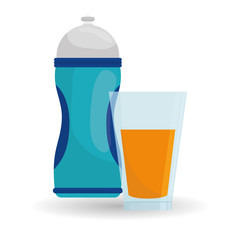 Flat illustration of healthy lifestyle design 