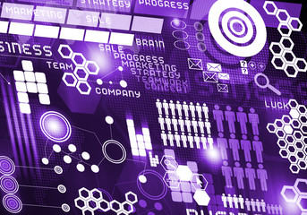 abstract business digital background