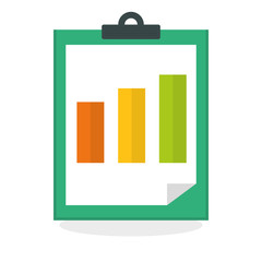 Flat illustration of profit design , editable vector