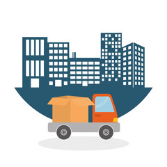 Flat illustration of free delivery design , editable vector