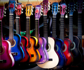 Guitars in the market