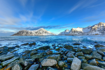 Skagsanden Beach, Lofoten Islands, Norway