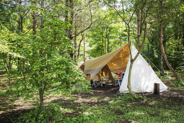 キャンプのある風景