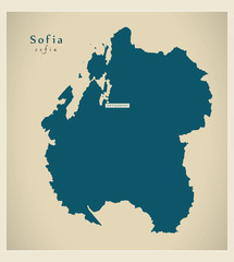 Modern Map - Sofia MG