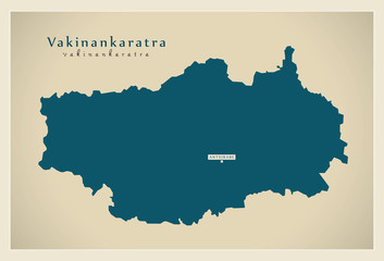 Modern Map - Vakinankaratra MG