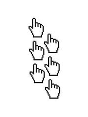 computer mouse pointer pc work show hand fingers dart click Control surf electronically online pattern design