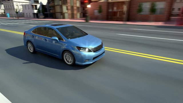 city car view