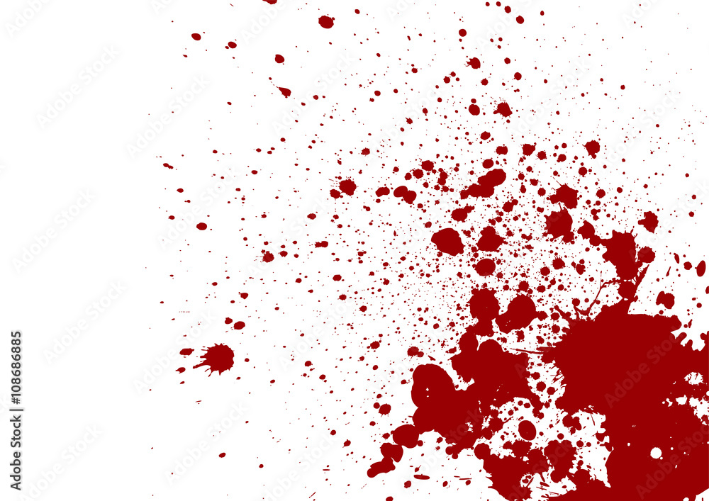Poster vector splatter background red color. illustration vector design