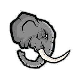 Elephant head mascot