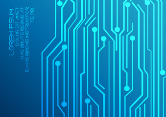 circuit board background vector