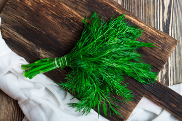 Fototapeta premium Bunch of fresh organic dill