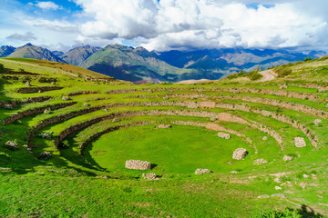 Fototapeta na wymiar The Incan agricultural laboratory
