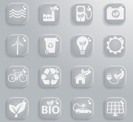 Alternative energy simply icons
