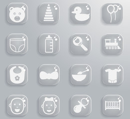 Baby icons set