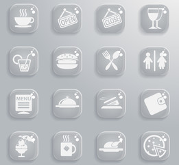 Cafe Silhouette Icons