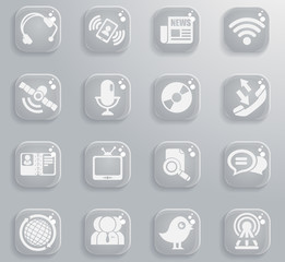 Communication icon set