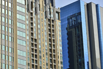 Fototapeta premium The exterior office (Selective focus) 