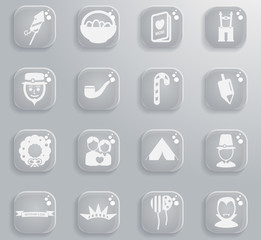 Holidays simply icons