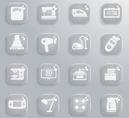 Home applicances simply icons