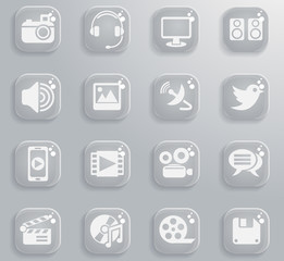 media icon set