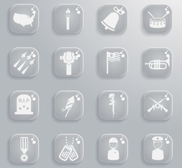 Memorial day simply icons