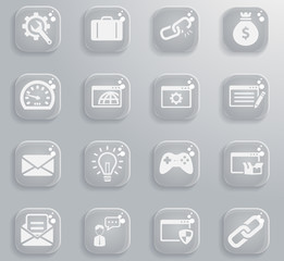 SEO and development simply icons