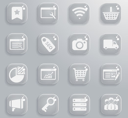 SEO and development simply icons