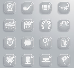 St Patricks day simply icons