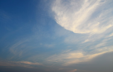 Clouds in the blue sky, Thailand
