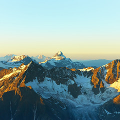 Obraz premium alpine mountain landscape