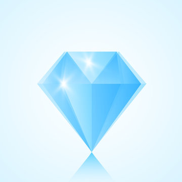 Blue diamond icon