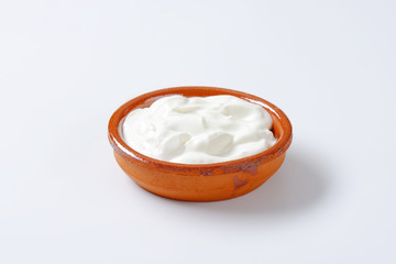 Fototapeta na wymiar white yogurt
