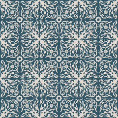 Seamless worn out antique background 263_spiral flower vine kaleidoscope