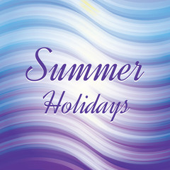 Tropical Summer holiday vector background.