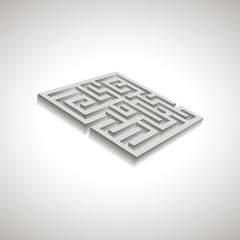 Abstract element for design - maze