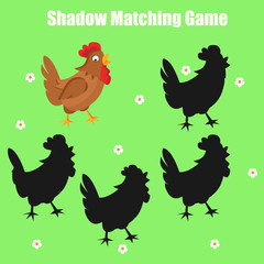 Match the shadow children game