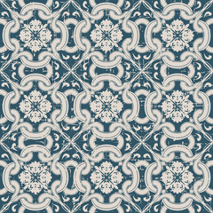 Seamless worn out antique background 279_cross round curve kaleidoscope