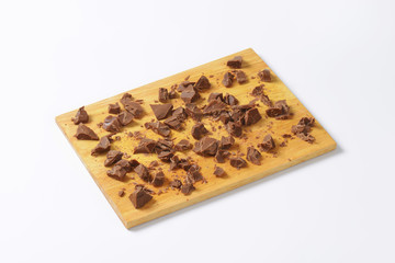 pieces of chocolate