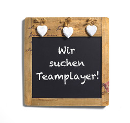 Wir suchen Teamplayer