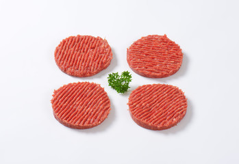 hamburger patties