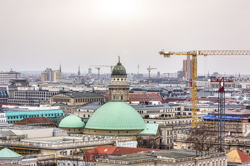 panorama of Berlin with French Dom