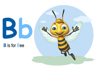 Bee with alphabte