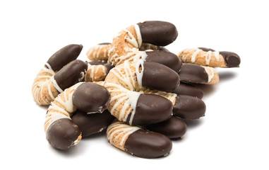 Horseshoe cookies isolated