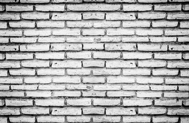 black and white brick wall texture.