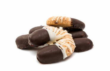 Horseshoe cookies isolated